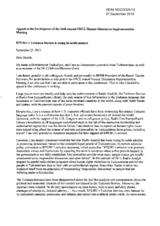 Appeal to the Participants of the 16th annual OSCE Human Dimension Implementation Meeting