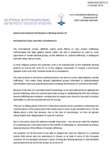 Soteria International Contribution to Working Session 10