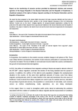 Report on monitoring of consular services provided by diplomatic missions and consular agencies of the Kyrgyzstan in Russia and Kazakhstan. A situational analysis of the rights of labour migrants working in Russia and Kazakhstan