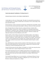 Soteria International Contribution to Working Session 16