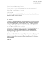 Right of Reply by the Delegation of Armenia