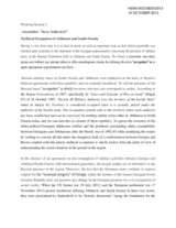 Mythical Occupation of Abkhazia and South Ossetia