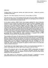 Rapporteur's Report for Working Session 12: Democratic elections and election observation-sharing best practices