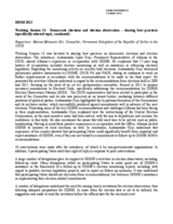 Rapporteur's Report for Working Session 13: Democratic elections and election observation-sharing best practices (continued)