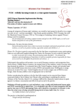 FGM-wilfully harming women is a crime against humanity