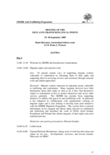 Annotated agenda