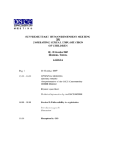 Agenda