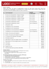 Human Dimension Implementation Meeting 2012: Price List for Side Event Services