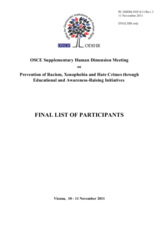 Final List of Participants