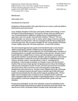 Session 3, Statement by Ms. Ethel Brooks, Associate Professor, Department of Women's and Gender Studies and Sociology