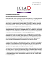 Statement under Working Session II-Review of the implementation of commitments on promotion of mutual respect and understanding: Combatting intolerance and discrimination against Muslims