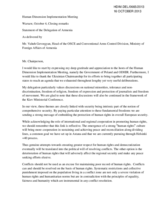 Statement of the Delegation of Armenia