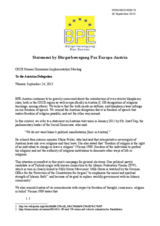 Statement by BPE Austria - Working Session 6