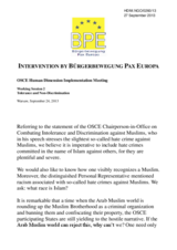 Statement under Working Session 2