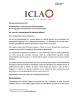 ICLA Statement under Working session 1: Tolerance and non-discrimination I - Preventing aggressive nationalism, racism and chauvinism