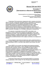 Statement for Working Session 17