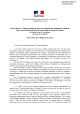 Statement by France under Working Session 15: Rule of law II