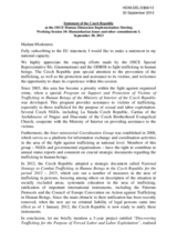 Statement of the Czech Republic - Working Session 10: Humanitarian issues and other commitments I.