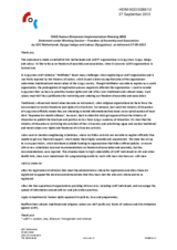 Statement under Working Session 6 - Freedom of Assembly and Association by COC Netherlands, Kyrgyz Indigo and Labrys (Kyrgyzstan)