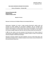 Statement in the Exercise of the Rights of Reply to the Azerbaijani NGO Turam