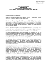 Statement by Adil Ahkmetov, CiO Personal Representative