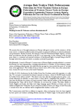 Statement for Working Session 2: Review of the Implementation of Commitments on Promotion of Mutual Respect and Understanding