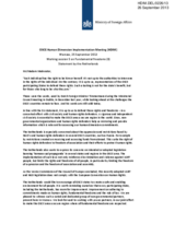 Statement by the Netherlands - Working session 5 on Fundamental freedoms (II)