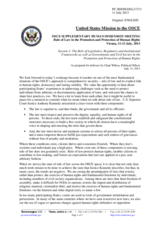 Session 1, Statement