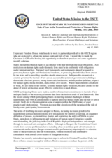 Statement by Ms. Lisa Davis