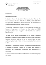 Opening Statement by Switzerland