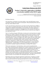 Session 3, Statement