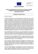 Closing Session, Statement