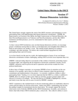 Statement from the United States