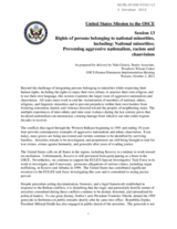 Statement of United States