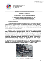 Statement of Turkische Akademiker Dresden