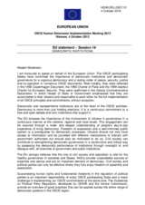 EU statement &ndash; Session 16