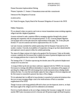 Statement of the Delegation of Armenia