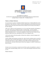 Statement by Norway