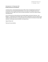 Birthday Statement for Ales Bialiatski