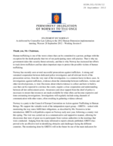 Statement by Norway