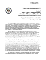 Statement from the United States