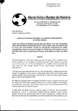 Roma Civic Alliance's Statement on Economic Empowerment of Romani Women