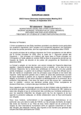 EU statement &ndash; Session 3