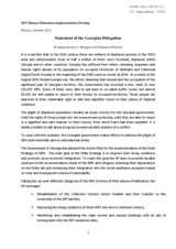 Statement of the Georgian Delegation