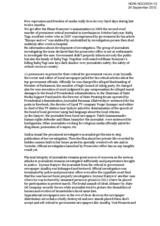 Statement on the state of free expression