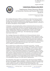 Session 2, Statement