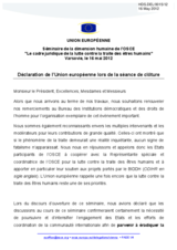 Closing Statement of the European Union