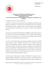 Session 1, Statement