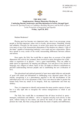 Session 3, Statement