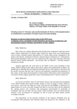 Statement by Ms. Karine Soudjian